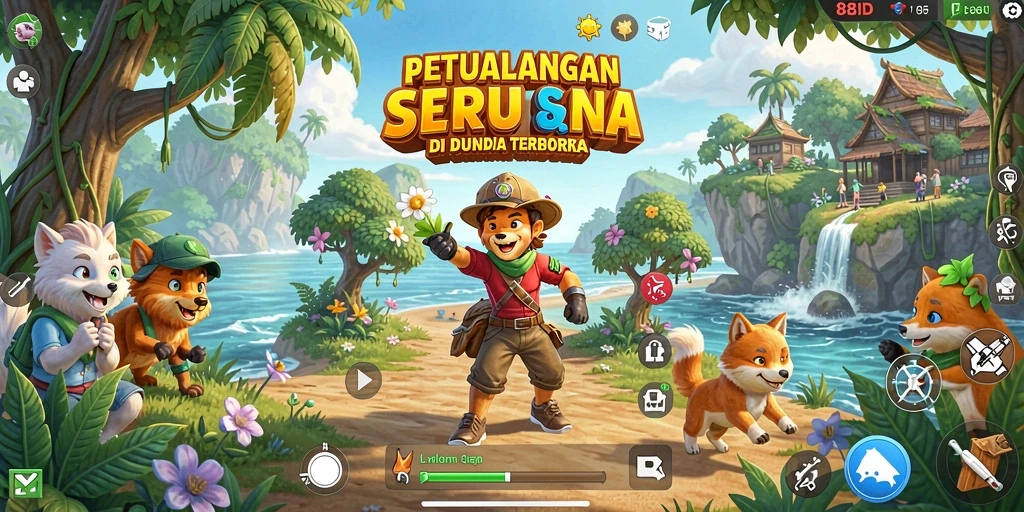 Gameplay menarik di dunia terbuka 88ID dengan berbagai petualangan.