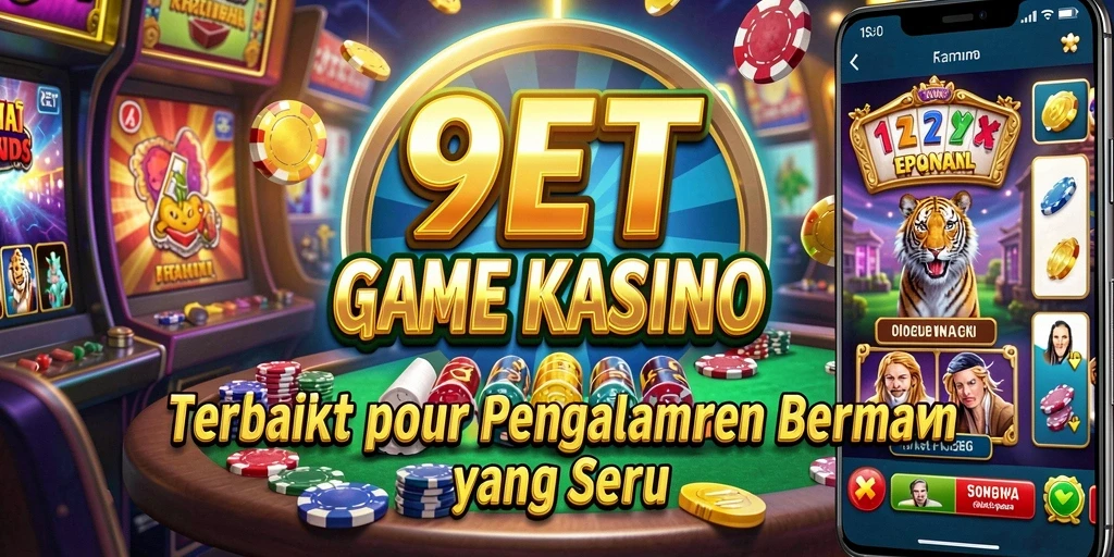 Tampilan gameplay Kasino yang memukau dari 9ET.