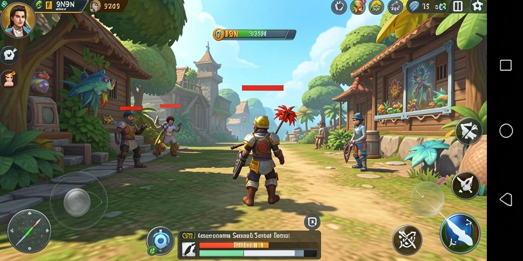 Tampilan gameplay 9N9N yang seru dan menarik perhatian.