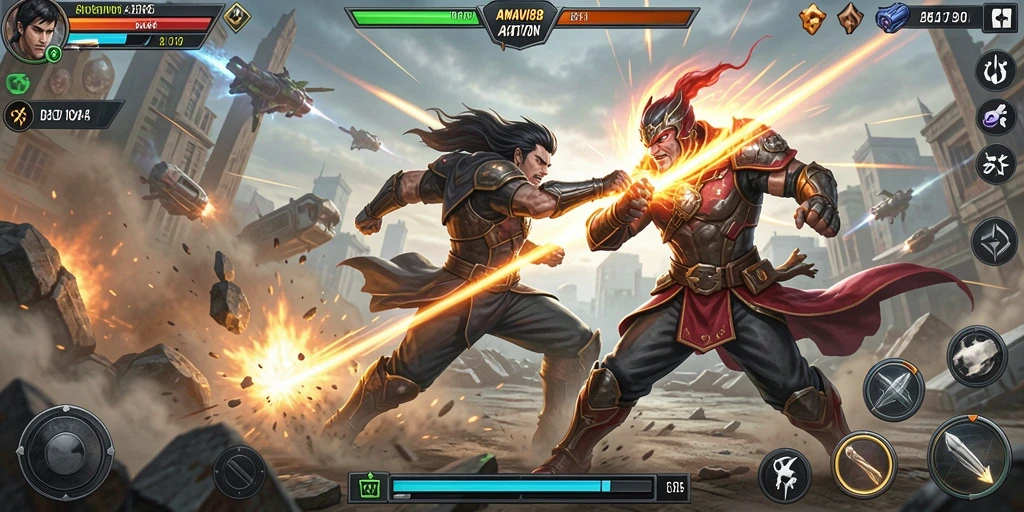 Tampilan aksi seru dari game AMAVI88 yang memukau.