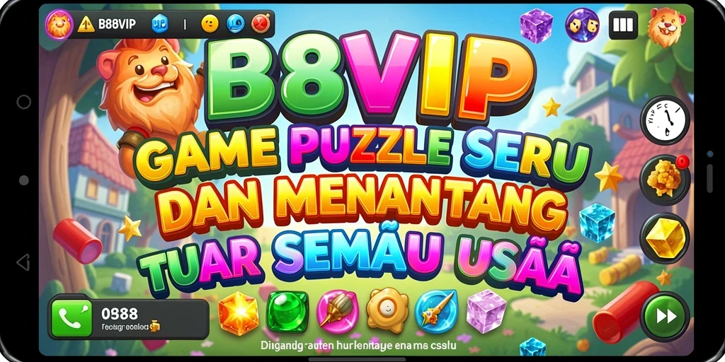 Tangkapan layar B8VIP memperlihatkan gameplay puzzle yang menarik dan menantang.