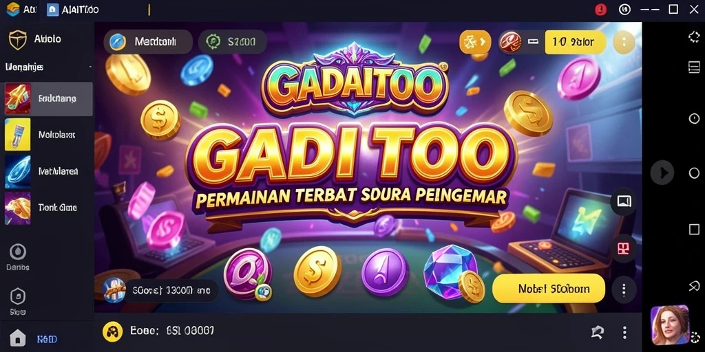 Screenshot gameplay GADAITOTO menampilkan putaran slot yang menggembirakan.