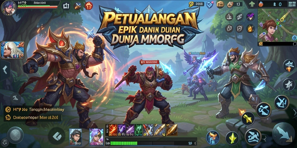 Tangkapan layar gameplay <strong>HIT9</strong> menampilkan aksi seru dalam petualangan MMORPG.