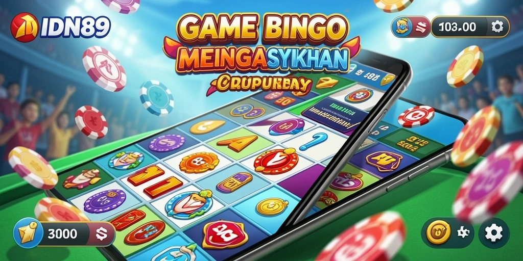 Tampilan gameplay bingo yang seru dan interaktif di IDN89.