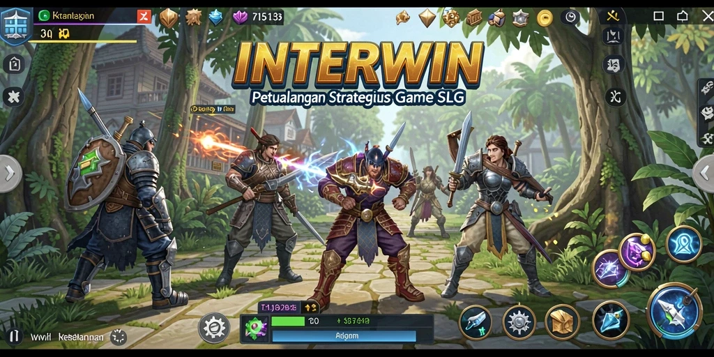 Tampilan menarik dari gameplay INTERWIN dengan strategi SLG yang mendalam.