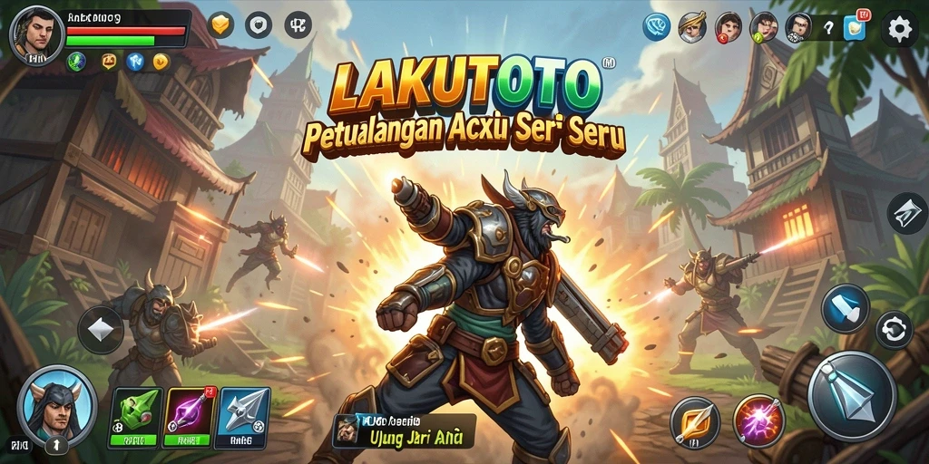 Gameplay seru LAKUTOTO dengan aksi mendebarkan.