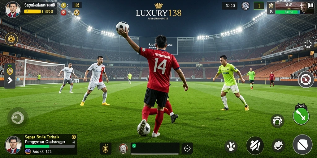Tampilan seru gameplay LUXURY138 yang menegangkan di lapangan.