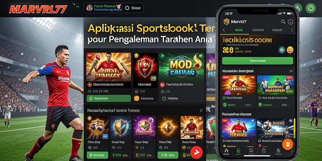 Tampilan screenshot gameplay Sportsbook yang mendebarkan.