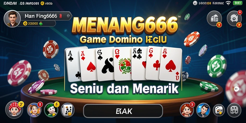 Screenshot MENANG666 menampilkan aksi seru permainan Domino.