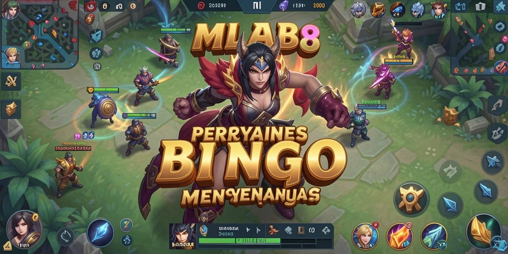 Tampilan permainan Bingo yang seru dan penuh warna.