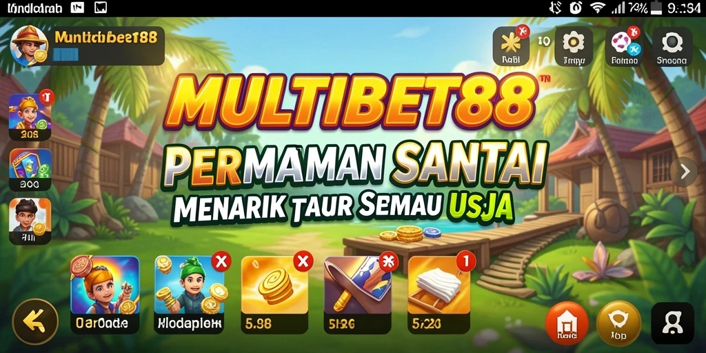Tampilan gameplay yang seru dan berwarna dari MULTIBET88.