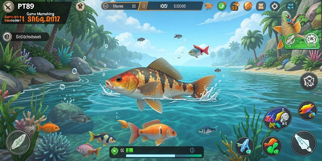 Tampilan menarik saat menangkap ikan dalam PT89.