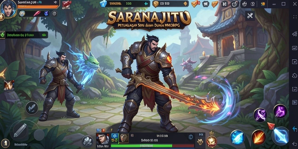 Gameplay menarik dari SARANAJITU dalam dunia MMORPG.