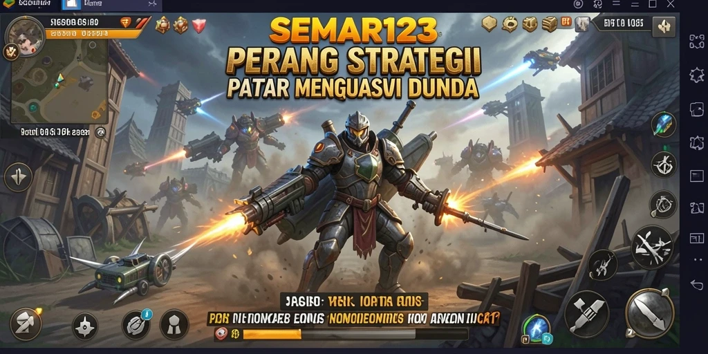 Tampilan menarik dari gameplay strategi SEMAR123 yang menegangkan.