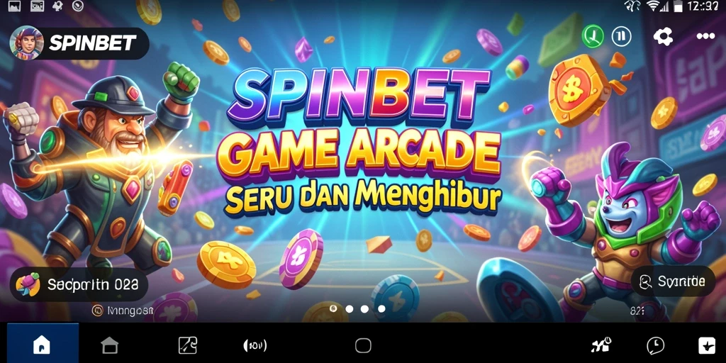 Tampilan menarik gameplay SPINBET dalam aksi Arcade.