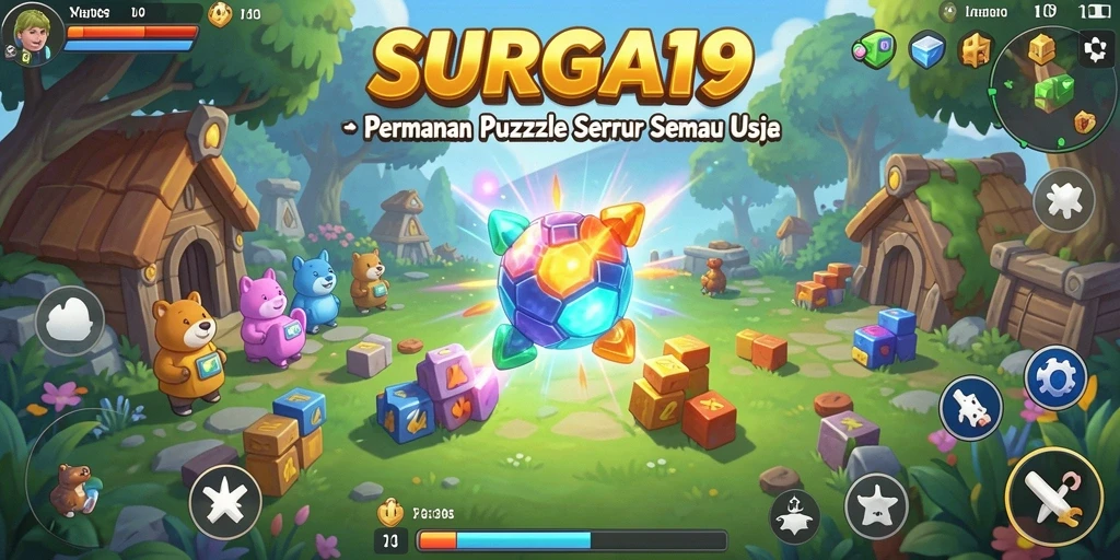 Tampilan gameplay menantang dan menyenangkan di SURGA19.