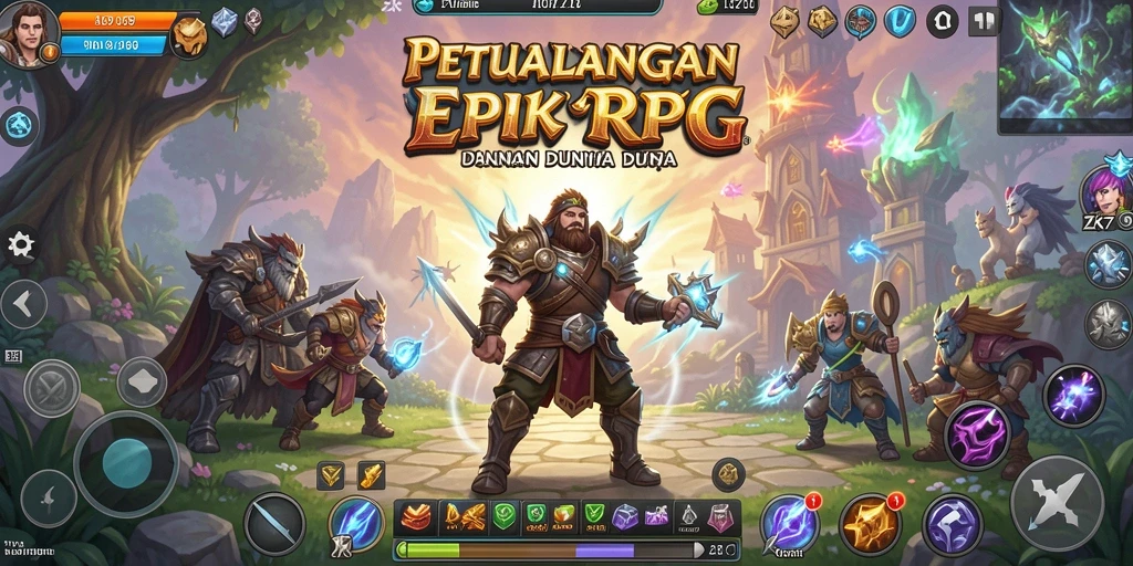 Tampilan gameplay seru dan mendebarkan di ZK7.